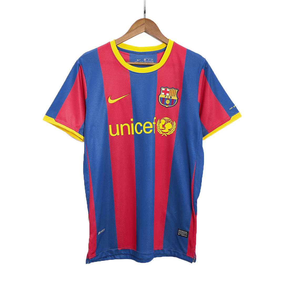 Retro 2010/11 Barcelona Home Soccer Jersey