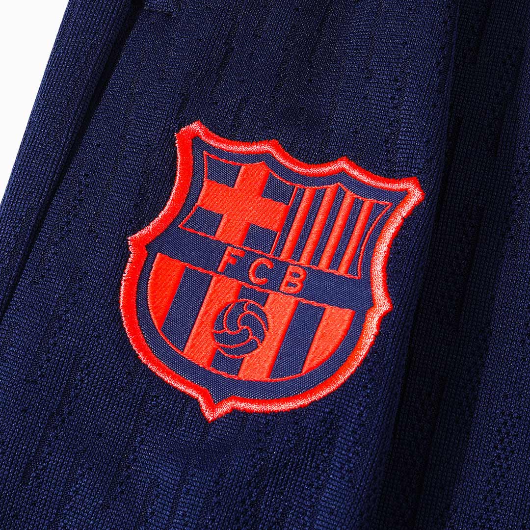 Barcelona 1/4 Zip Tracksuit 2025/26 Black&Orange - Image 10