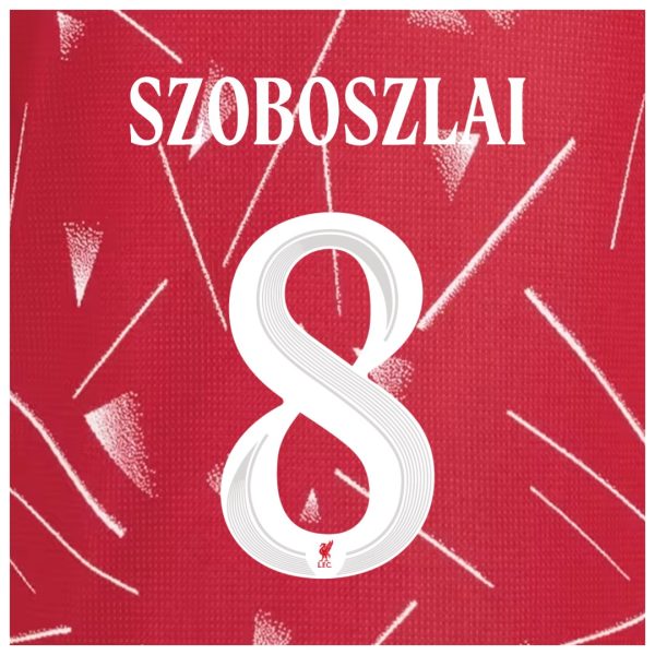 SZOBOSZLAI #8 Liverpool Home Soccer Jersey 2026/27 - UCL