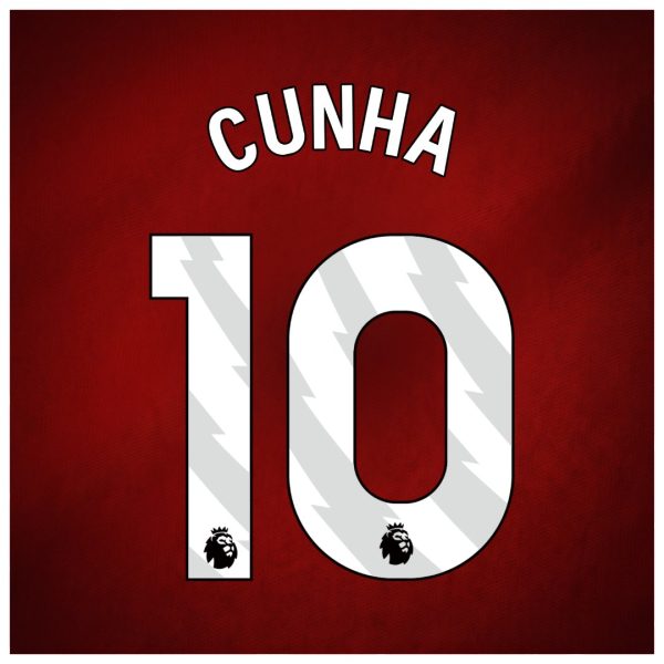 CUNHA #10 Manchester United Home Soccer Jersey 2026/27
