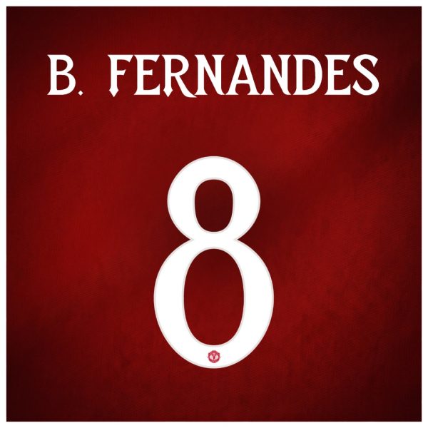 B.FERNANDES #8 Manchester United Home Soccer Jersey 2026/27 -UCL