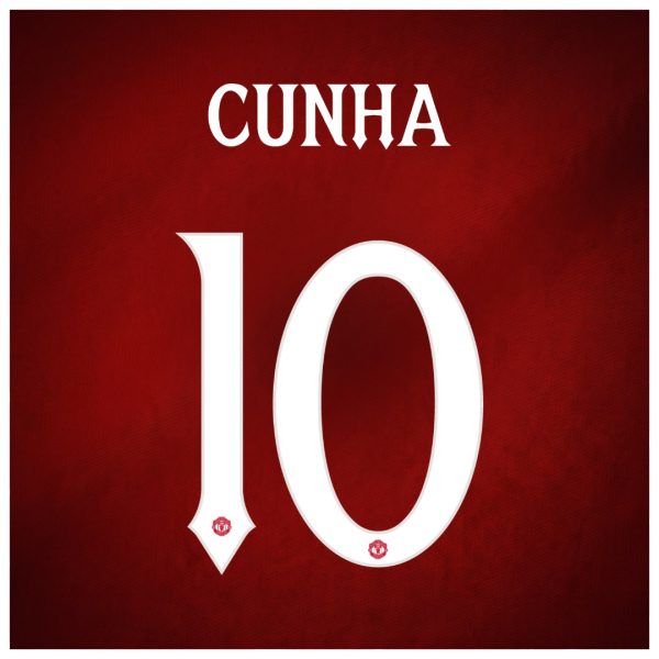 CUNHA #10 Manchester United Home Soccer Jersey 2026/27 -UCL
