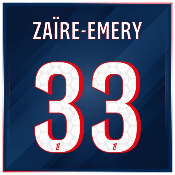 ZAÏRE-EMERY #33 PSG Home Soccer Jersey 2026/27
